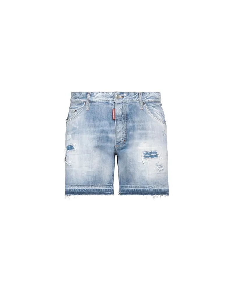 Dsquared2 HOSEN & RÖCKE - Jeansshortsauf YOOX.COM Blau