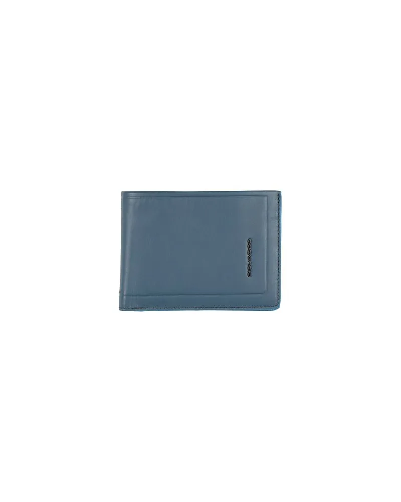 Piquadro Kleinlederwaren - Brieftaschenauf YOOX.COM Marineblau