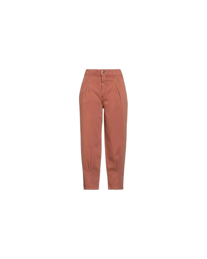 Simona Corsellini HOSEN & RÖCKE - Jeanshosenauf YOOX.COM Braun