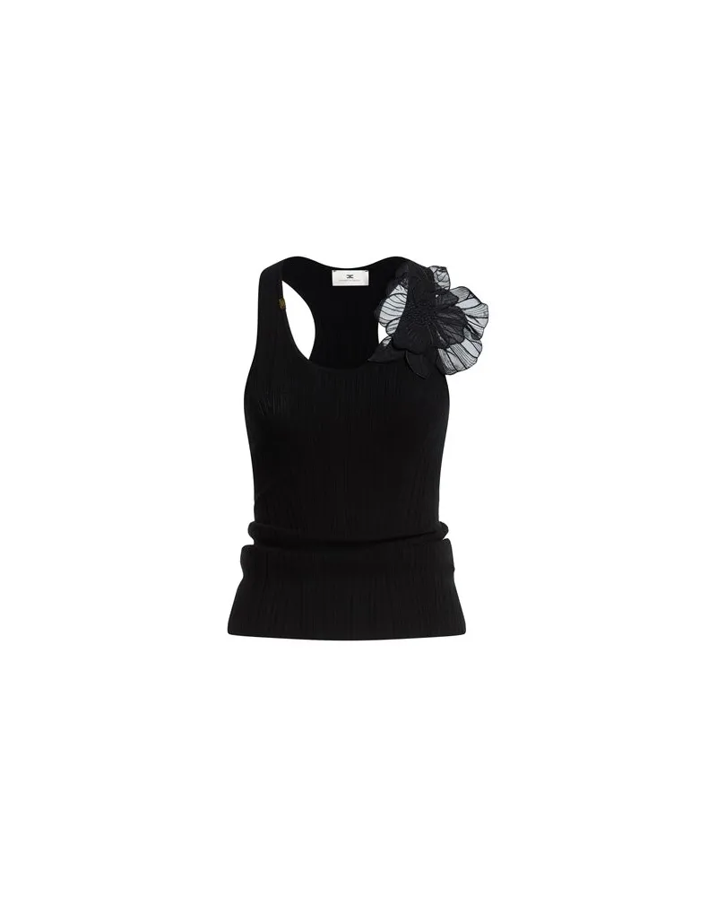 Elisabetta Franchi TOPS - Topsauf YOOX.COM Schwarz
