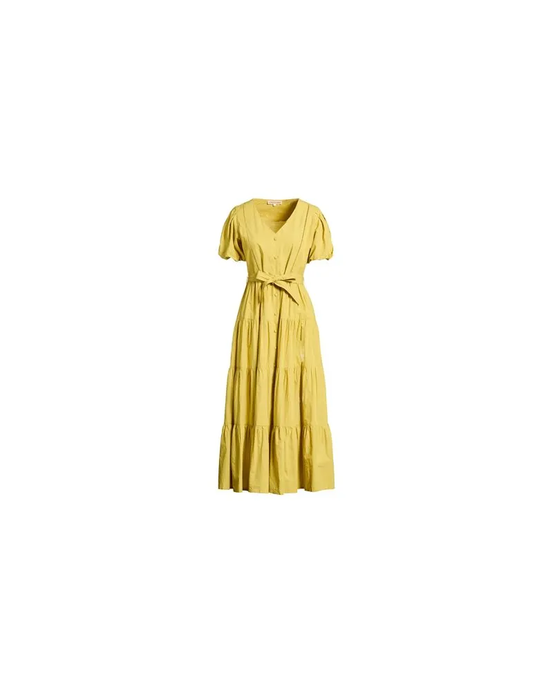 Kocca KLEIDER - Maxi-Kleiderauf YOOX.COM Limettengrün