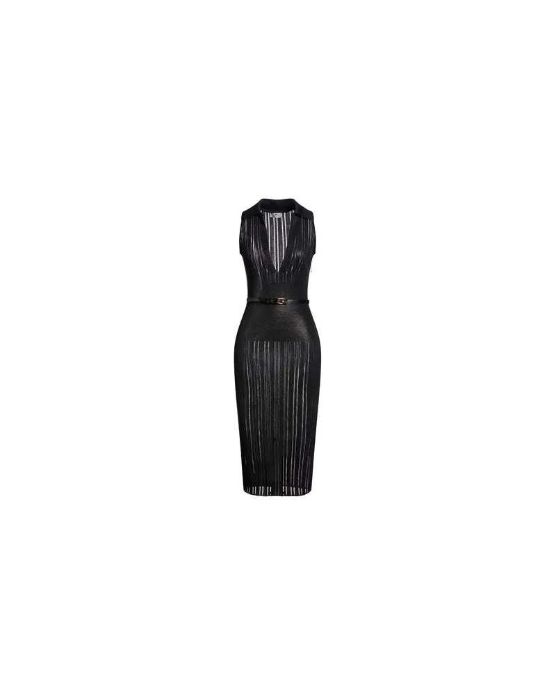 Elisabetta Franchi KLEIDER - Midi-Kleiderauf YOOX.COM Schwarz