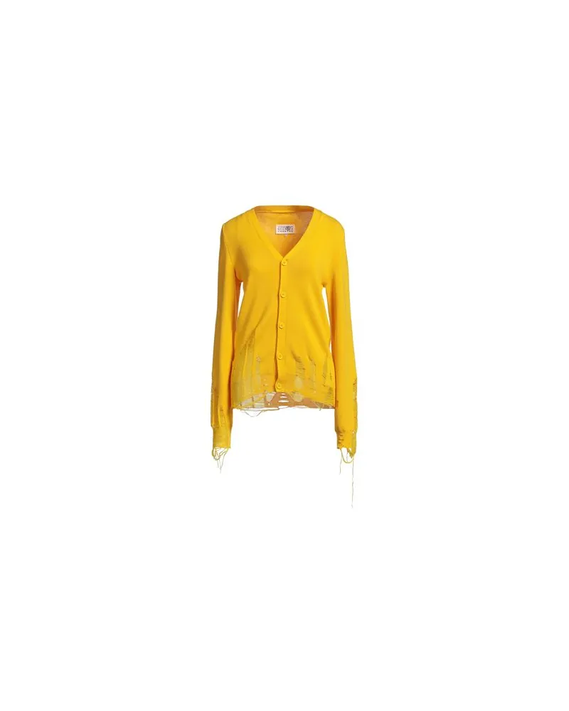 Maison Margiela STRICKWAREN - Strickjackenauf YOOX.COM Gelb