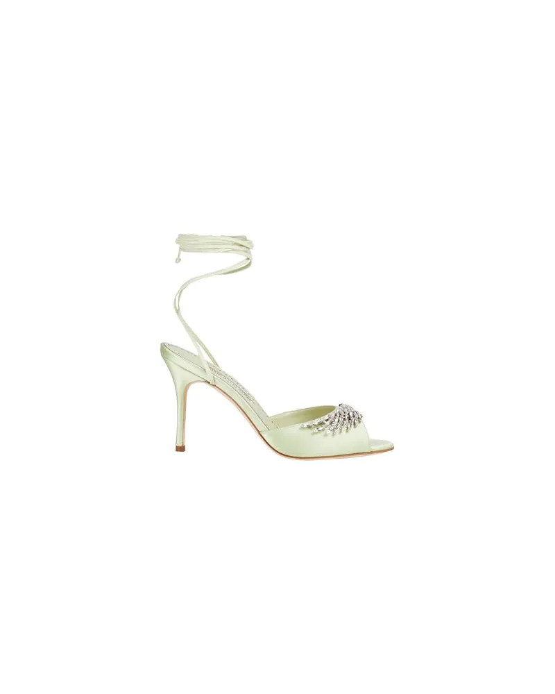Manolo Blahnik SCHUHE - Sandalenauf YOOX.COM Säuregrün