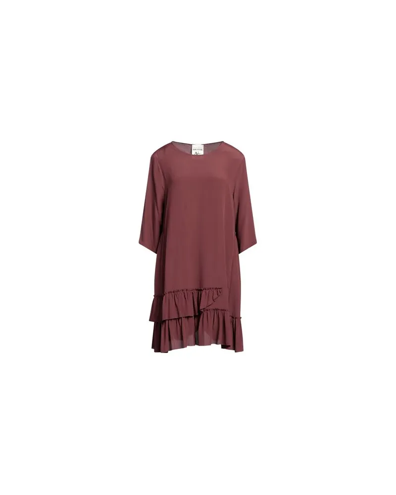 Semicouture KLEIDER - Mini-Kleiderauf YOOX.COM Bordeaux