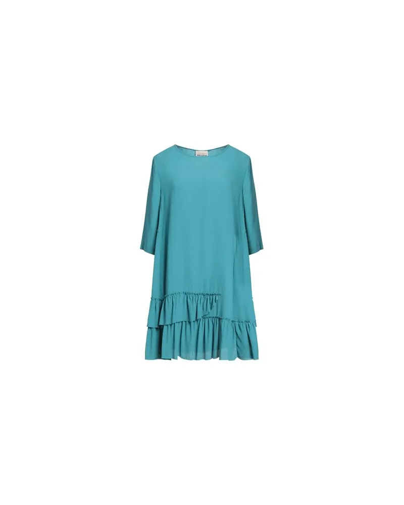 Semicouture KLEIDER - Mini-Kleiderauf YOOX.COM Tūrkis