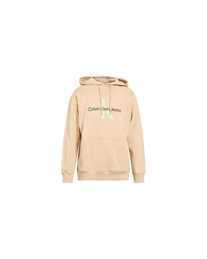 Calvin Klein TOPS - Sweatshirtsauf YOOX.COM Beige