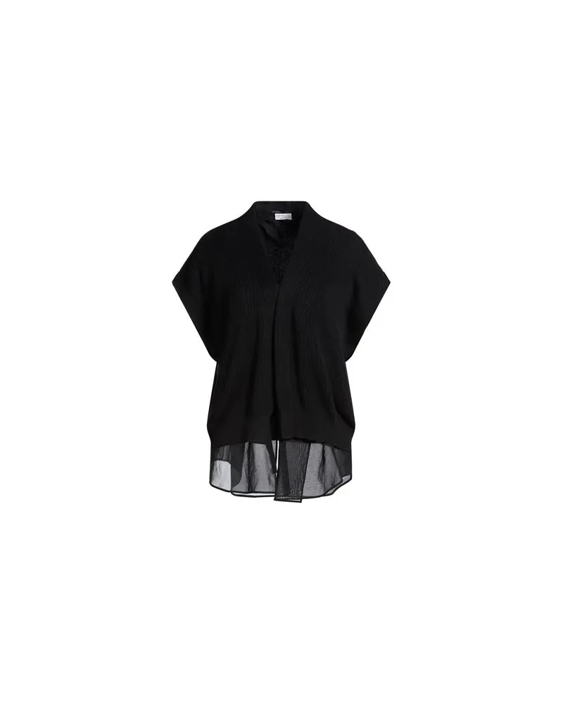 Brunello Cucinelli STRICKWAREN - Strickjackenauf YOOX.COM Schwarz