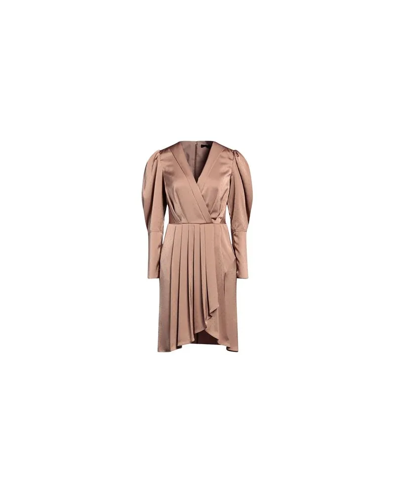 Actitude by Twinset KLEIDER - Mini-Kleiderauf YOOX.COM Hellbraun