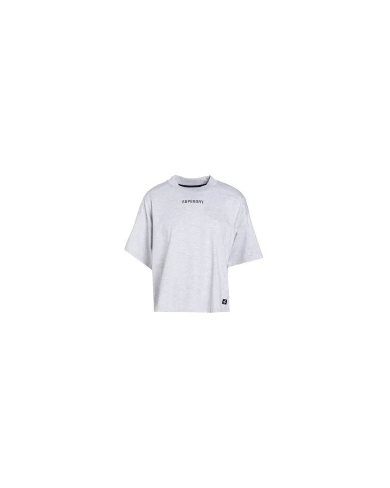 Superdry. TOPS - T-shirtsauf YOOX.COM Hellgrau