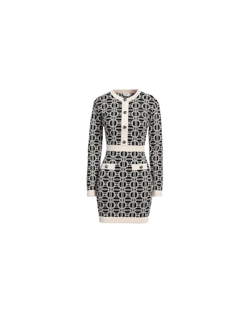 Elisabetta Franchi KLEIDER - Mini-Kleiderauf YOOX.COM Schwarz