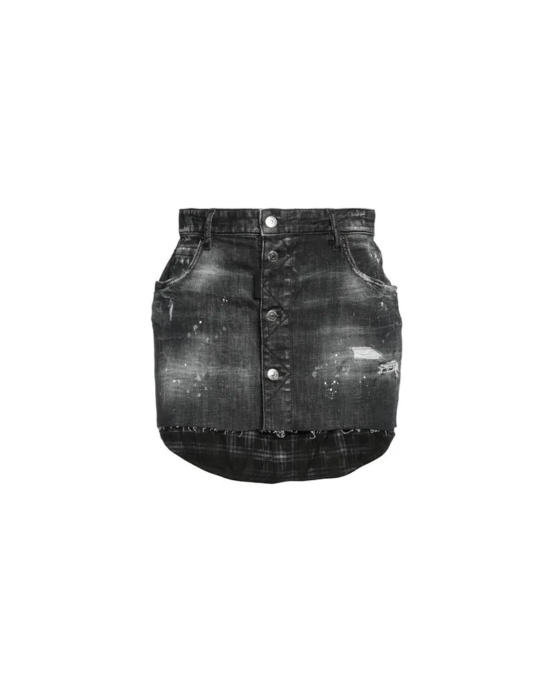 Dsquared2 HOSEN & RÖCKE - Jeansröckeauf YOOX.COM Schwarz