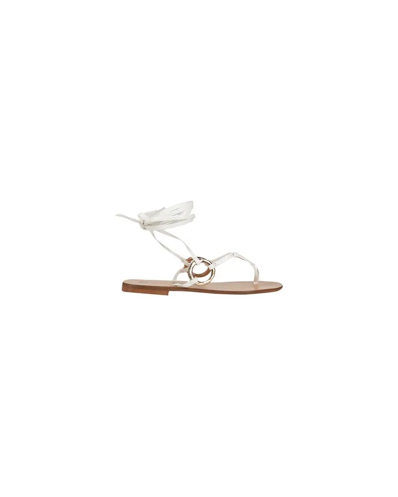 Divine Follie SCHUHE - Zehentrennerauf YOOX.COM Weiß