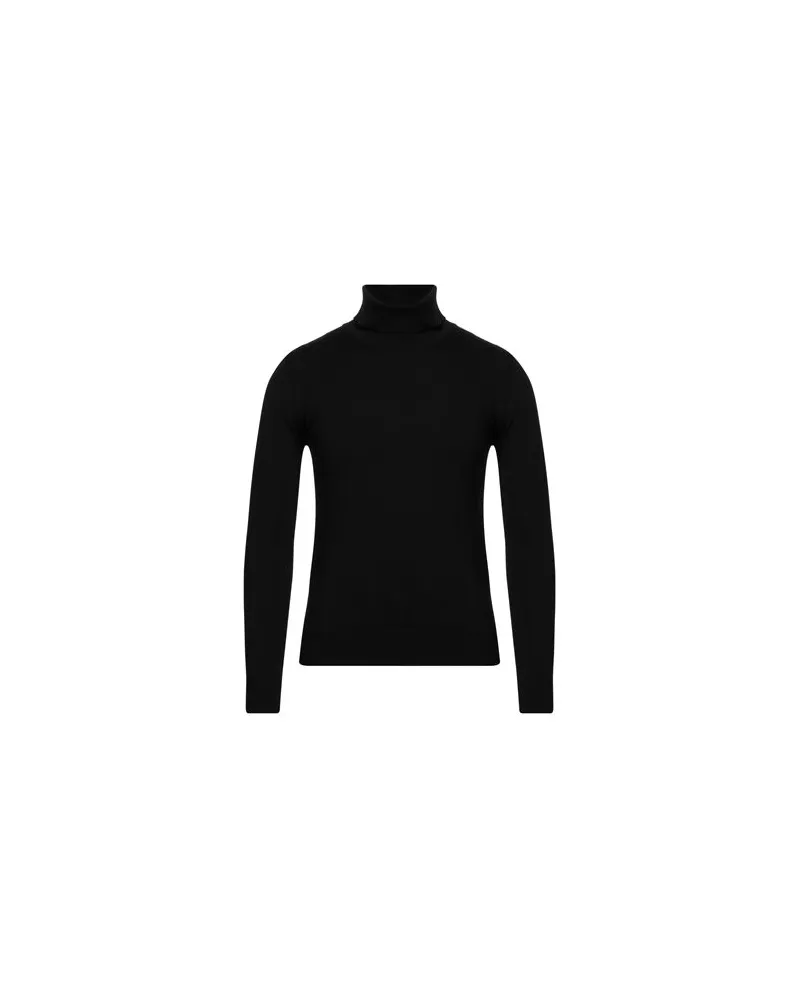 Alpha Studio STRICKWAREN - Rollkragenpulloverauf YOOX.COM Schwarz