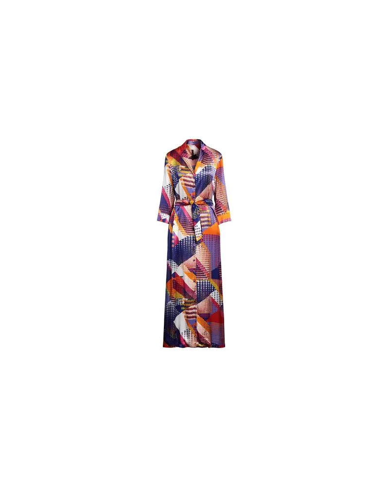 Manila Grace KLEIDER - Maxi-Kleiderauf YOOX.COM Orange