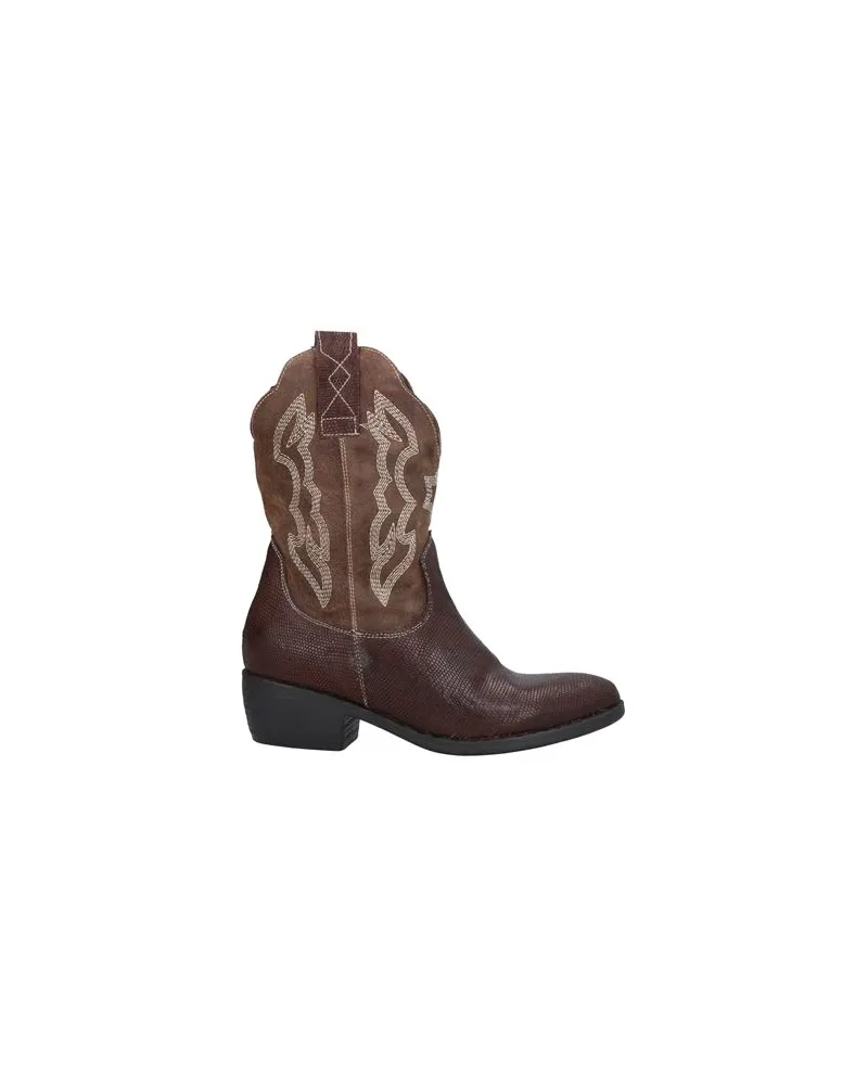 Nila & Nila SCHUHE - Stiefelettenauf YOOX.COM Dunkelbraun