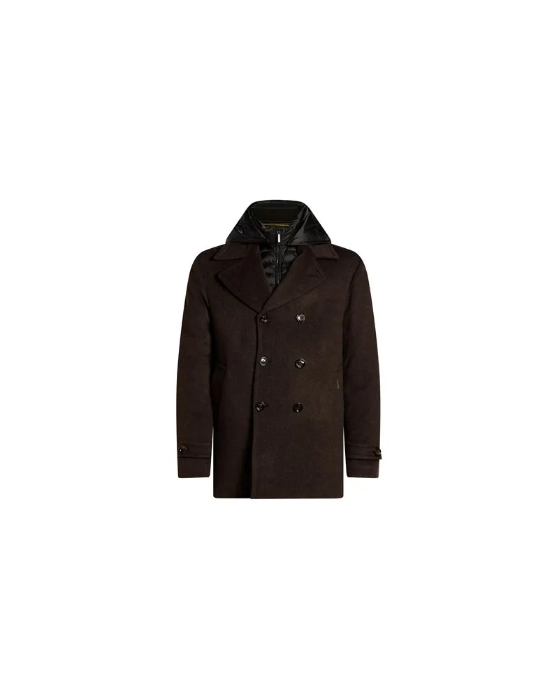 MOORER JACKEN & MÄNTEL - Mäntelauf YOOX.COM Schokobraun