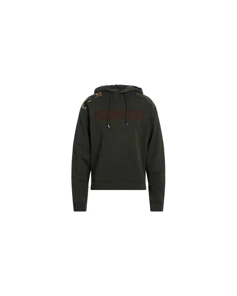 Dsquared2 TOPS - Sweatshirtsauf YOOX.COM Militärgrün