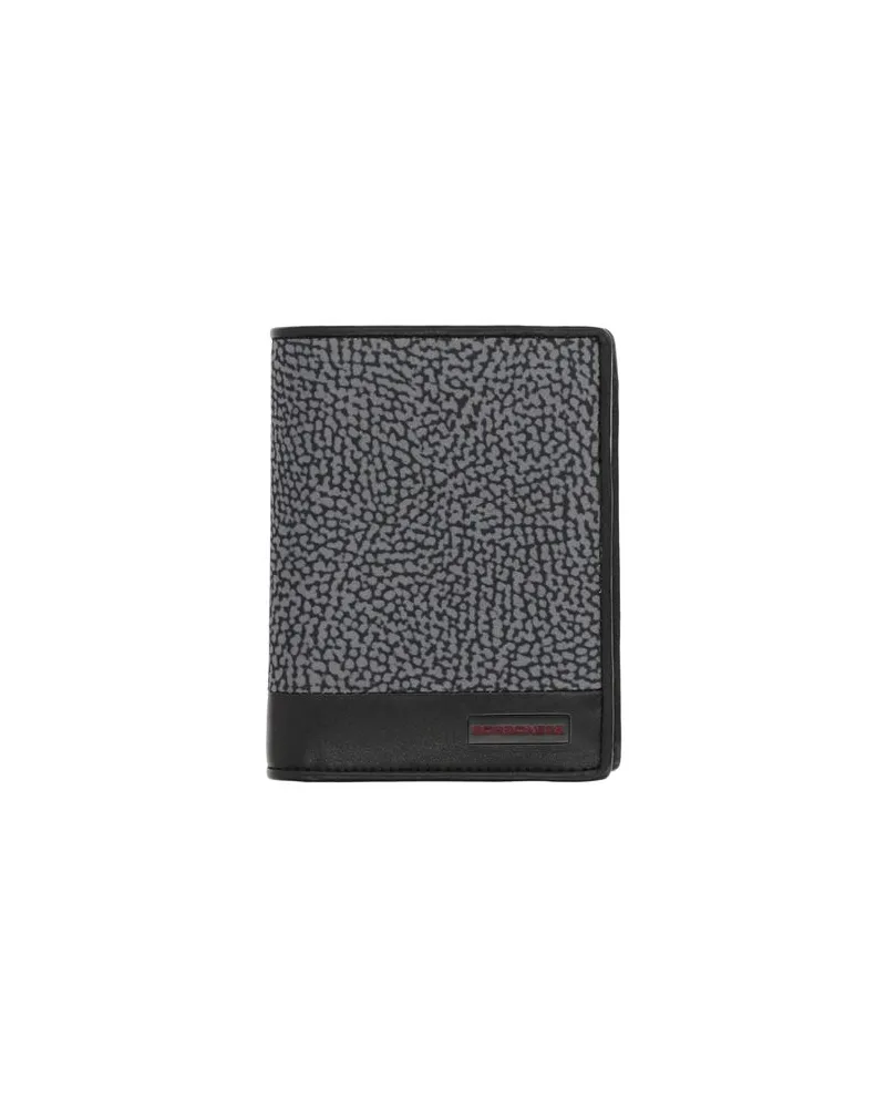 Borbonese Kleinlederwaren - Brieftaschenauf YOOX.COM Braungrau