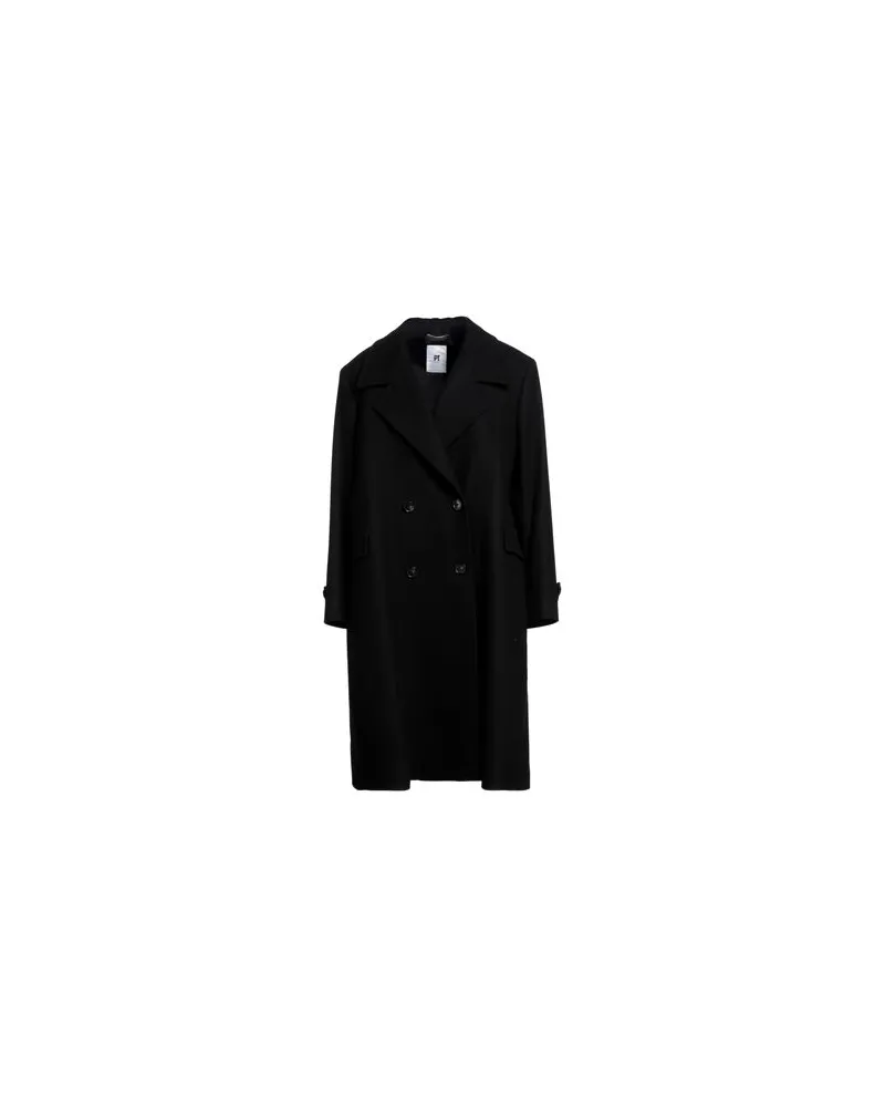 PT TORINO JACKEN & MÄNTEL - Mäntelauf YOOX.COM Schwarz