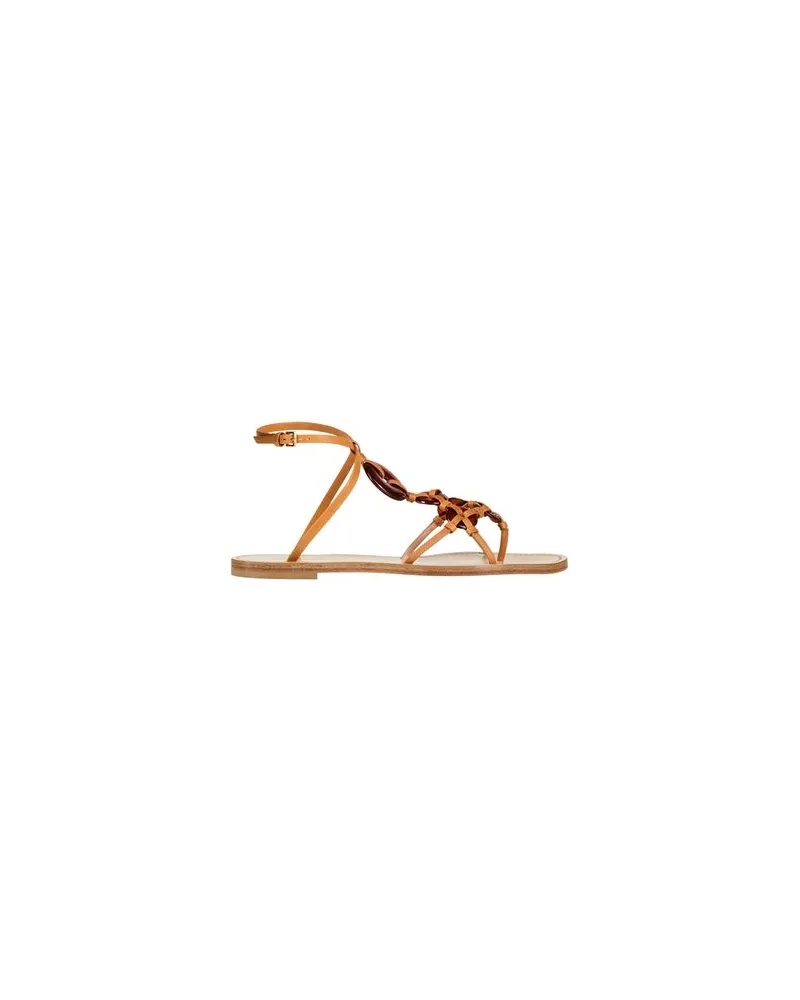 Alberta Ferretti SCHUHE - Zehentrennerauf YOOX.COM Kamel
