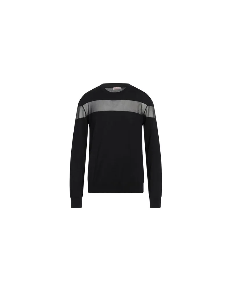 Valentino Garavani STRICKWAREN - Pulloverauf YOOX.COM Schwarz