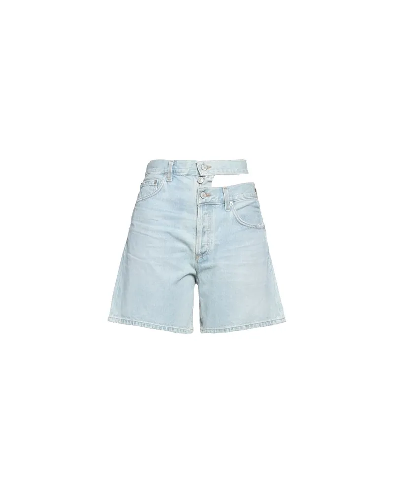 AGOLDE HOSEN & RÖCKE - Jeansshortsauf YOOX.COM Blau