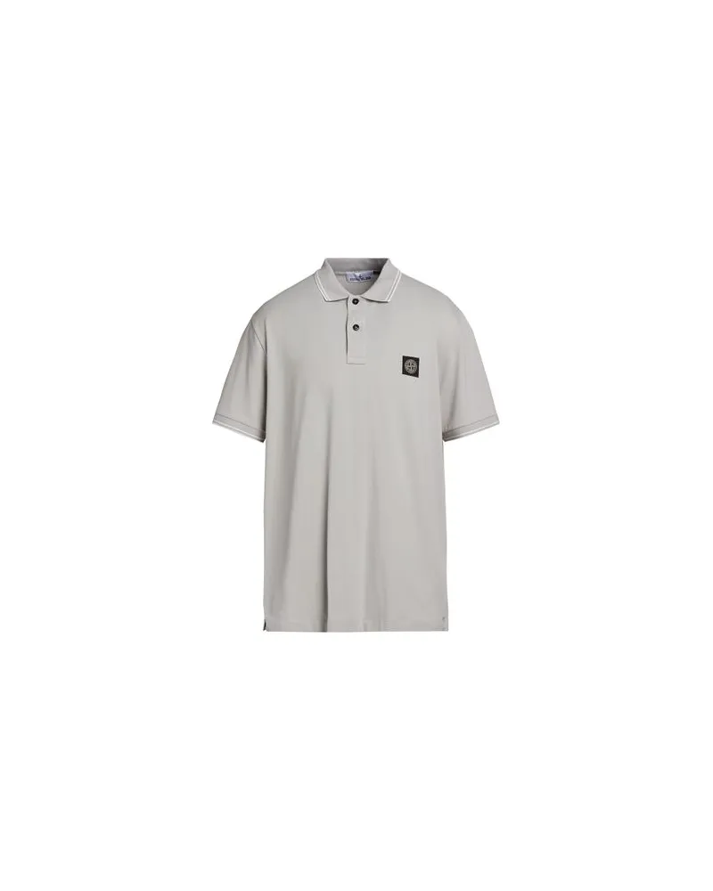 Stone Island TOPS - Poloshirtsauf YOOX.COM Hellgrau