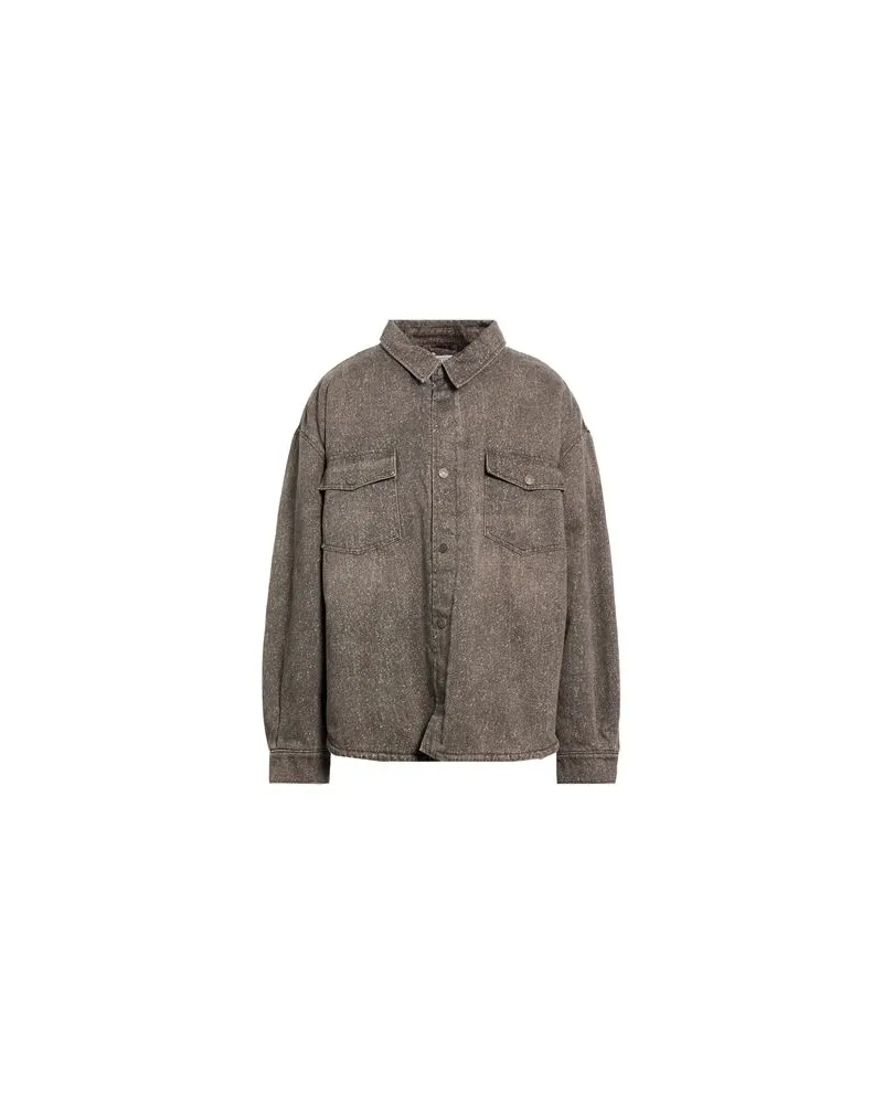 Guess JACKEN & MÄNTEL - Jeansjacken/Mäntelauf YOOX.COM Grau