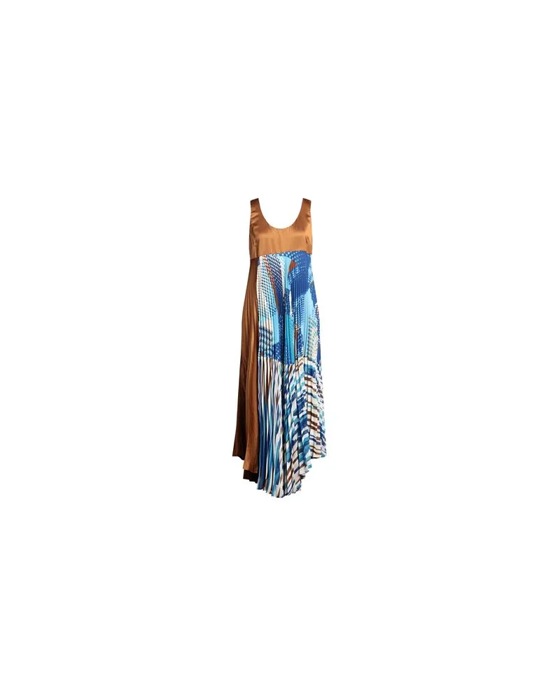 Manila Grace KLEIDER - Maxi-Kleiderauf YOOX.COM Braun