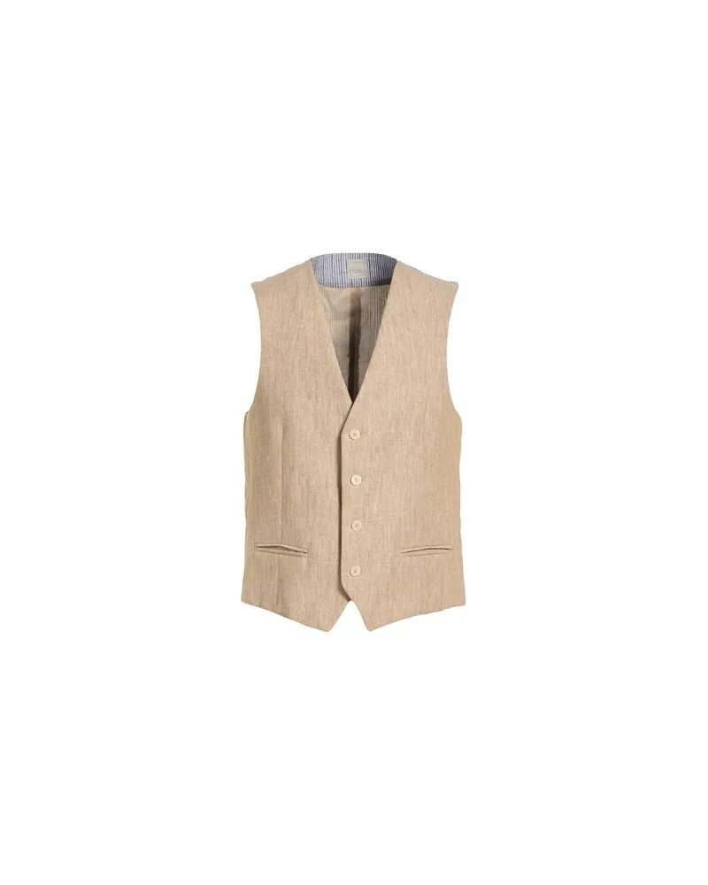 120% Lino ANZÜGE und CO-ORDS - Couture-Westenauf YOOX.COM Sand