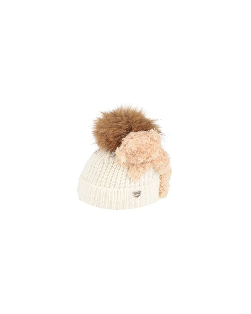 Monnalisa ACCESSOIRES - Mützen & Hüteauf YOOX.COM Cremeweiß