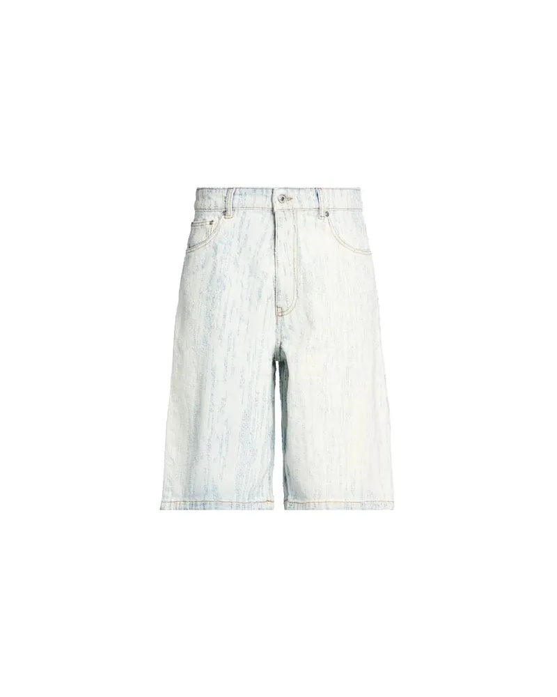 MSGM HOSEN & RÖCKE - Jeansshortsauf YOOX.COM Blau