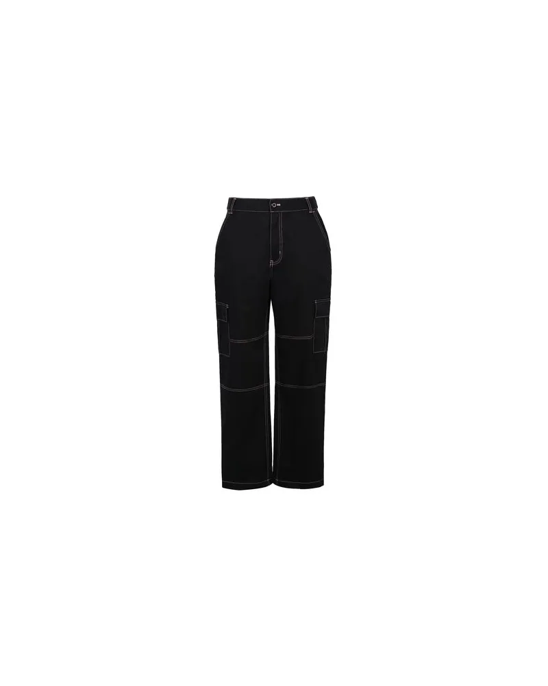 Vans THREAD IT CARGO P  - HOSEN & RÖCKE - Hosenauf YOOX.COM Schwarz