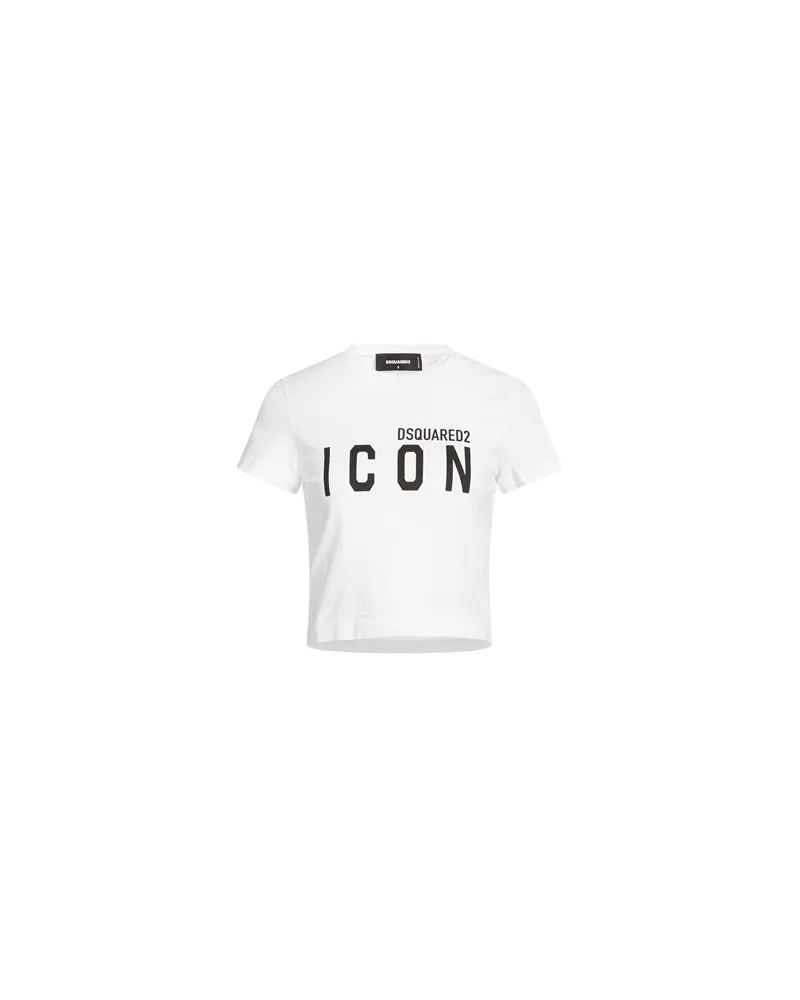 Dsquared2 ICON - TOPS - T-shirtsauf YOOX.COM Weiß