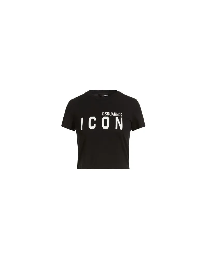 Dsquared2 ICON - TOPS - T-shirtsauf YOOX.COM Schwarz