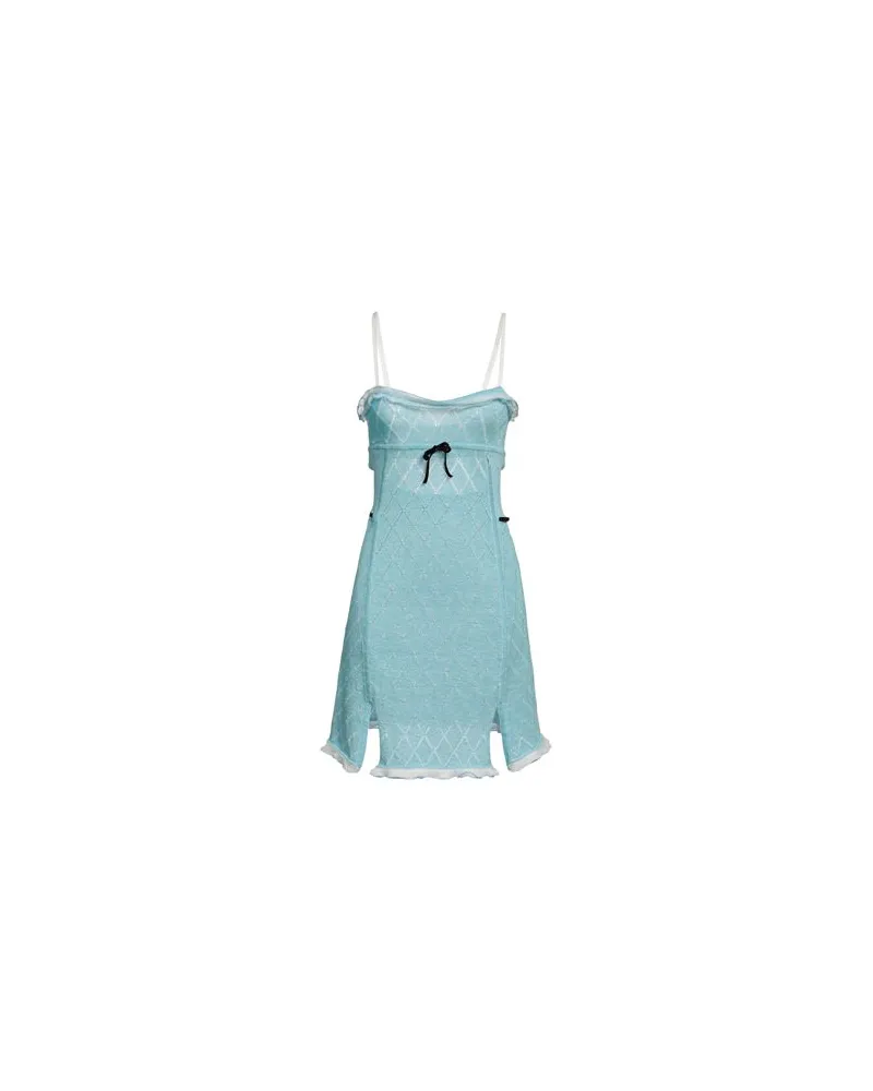 CORMIO KLEIDER - Mini-Kleiderauf YOOX.COM Himmelblau