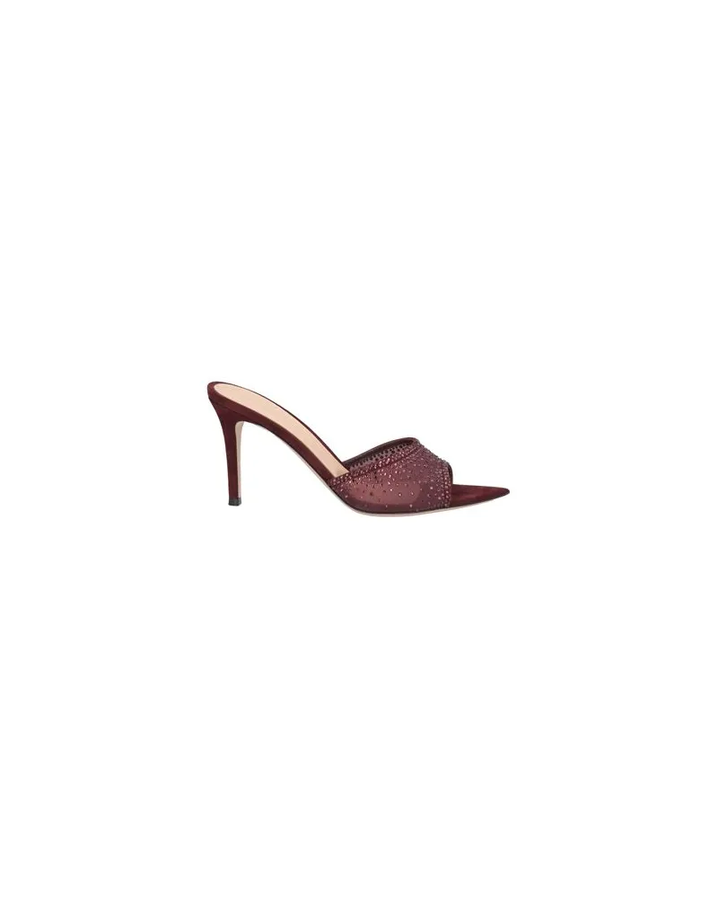 Gianvito Rossi SCHUHE - Sandalenauf YOOX.COM Bordeaux