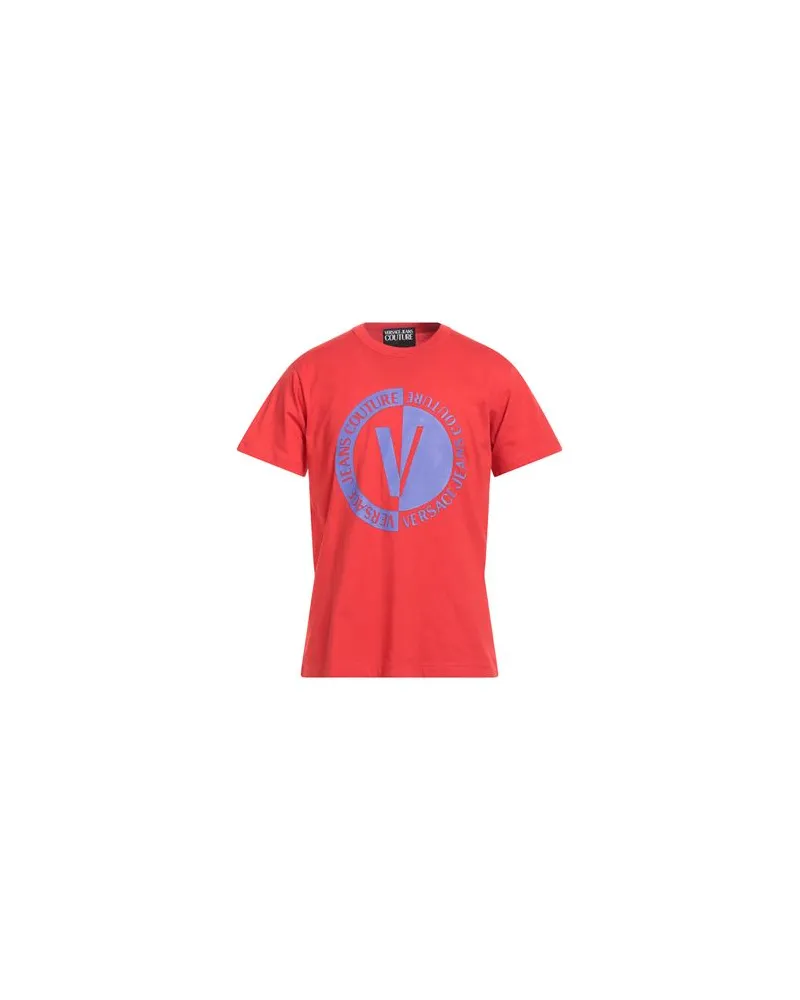 Versace Jeans TOPS - T-shirtsauf YOOX.COM Rot