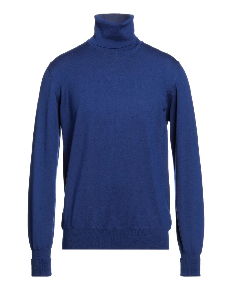 Alpha Studio Rollkragenpullover Blau