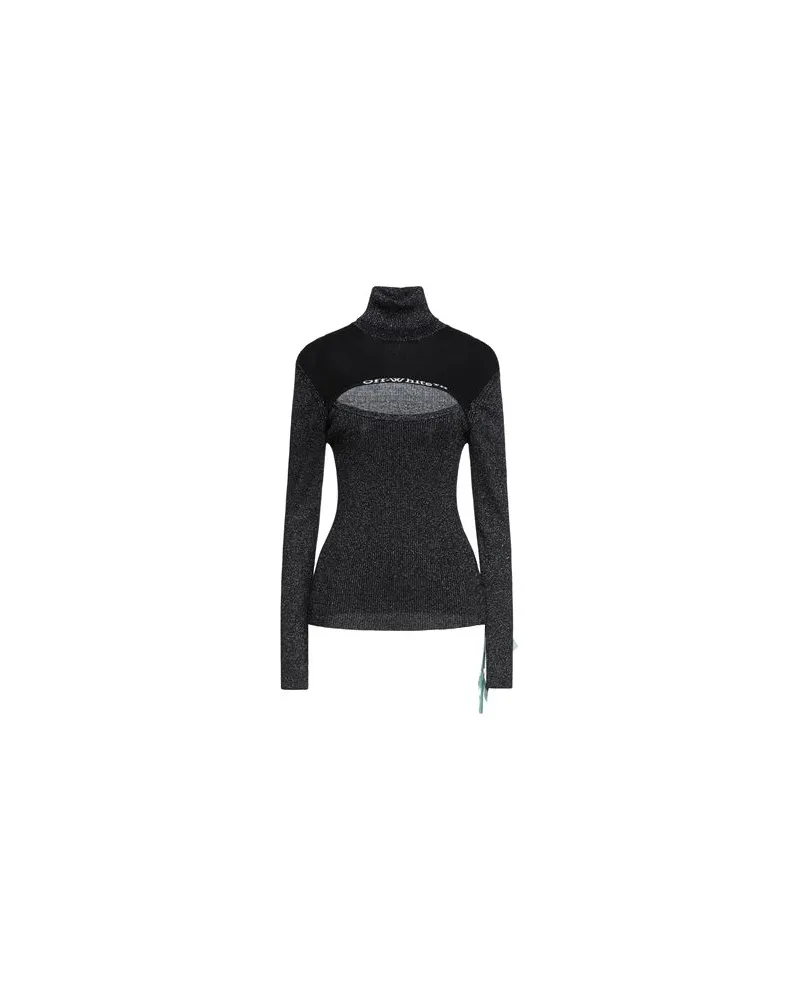 OFF-WHITE STRICKWAREN - Rollkragenpulloverauf YOOX.COM Schwarz