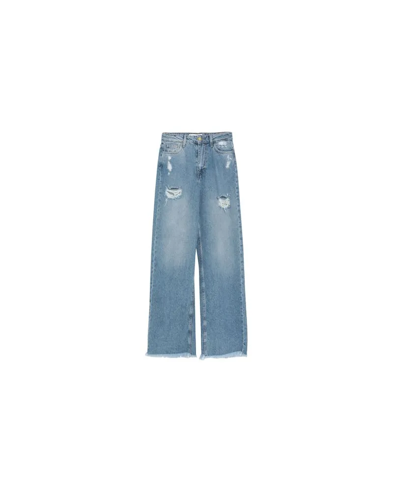DIMORA HOSEN & RÖCKE - Jeanshosenauf YOOX.COM Blau