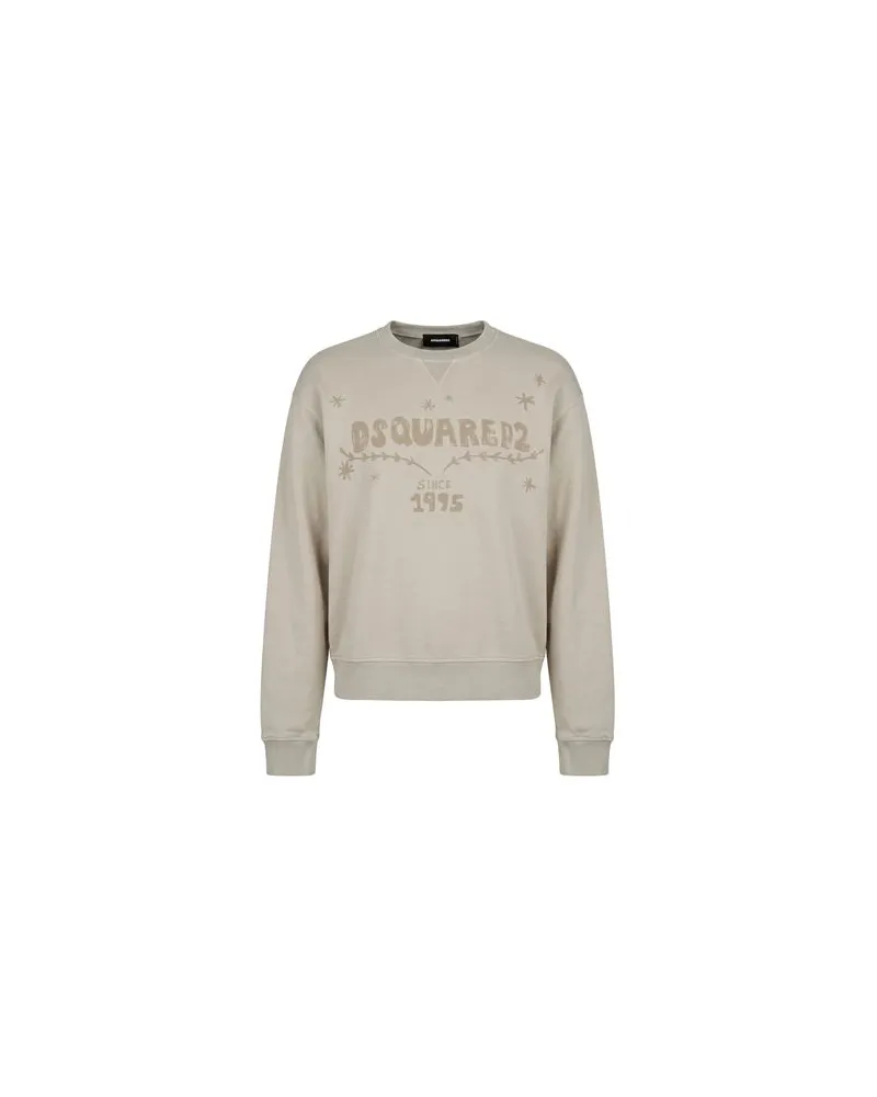 Dsquared2 TOPS - Sweatshirtsauf YOOX.COM Hellgrau