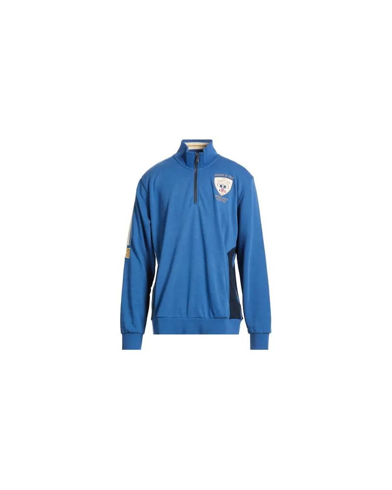 La Martina TOPS - Sweatshirtsauf YOOX.COM Blau