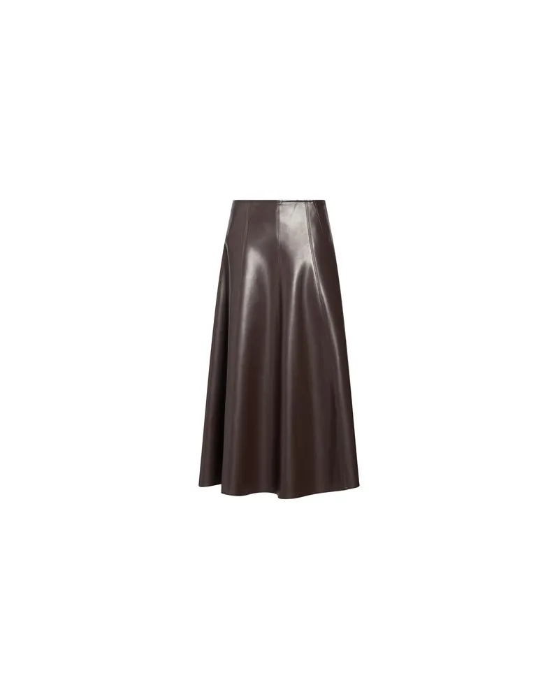 Luisa Spagnoli HOSEN & RÖCKE - Maxi-Röckeauf YOOX.COM Dunkelbraun