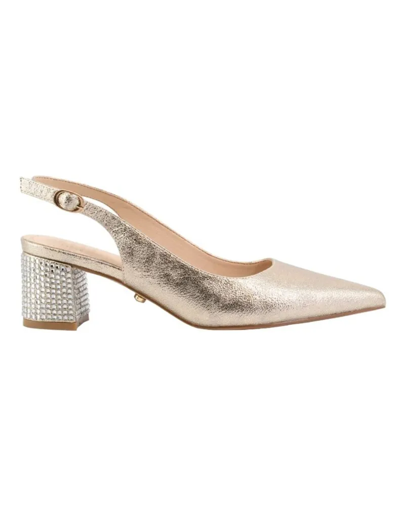 Twenty Four Haitch Pumps Gold