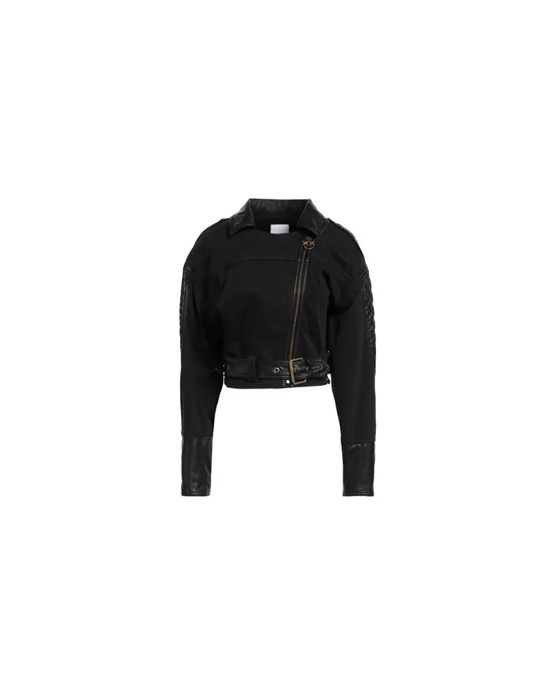 Pinko DENIM - JACKEN & MÄNTEL - Jeansjacken/Mäntelauf YOOX.COM Schwarz