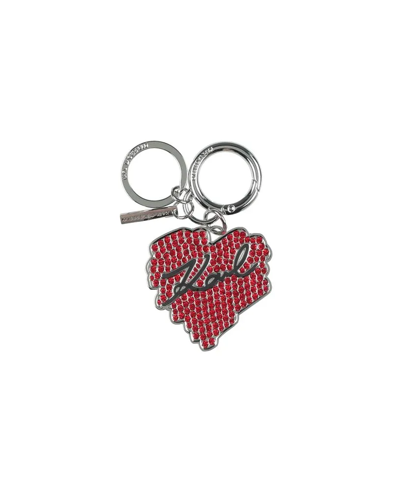 Karl Lagerfeld Kleinlederwaren - Schlüsselanhängerauf YOOX.COM Rot
