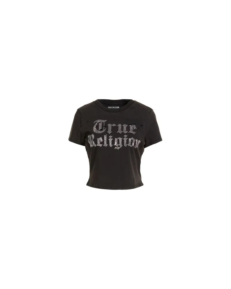True Religion TOPS - T-shirtsauf YOOX.COM Schwarz