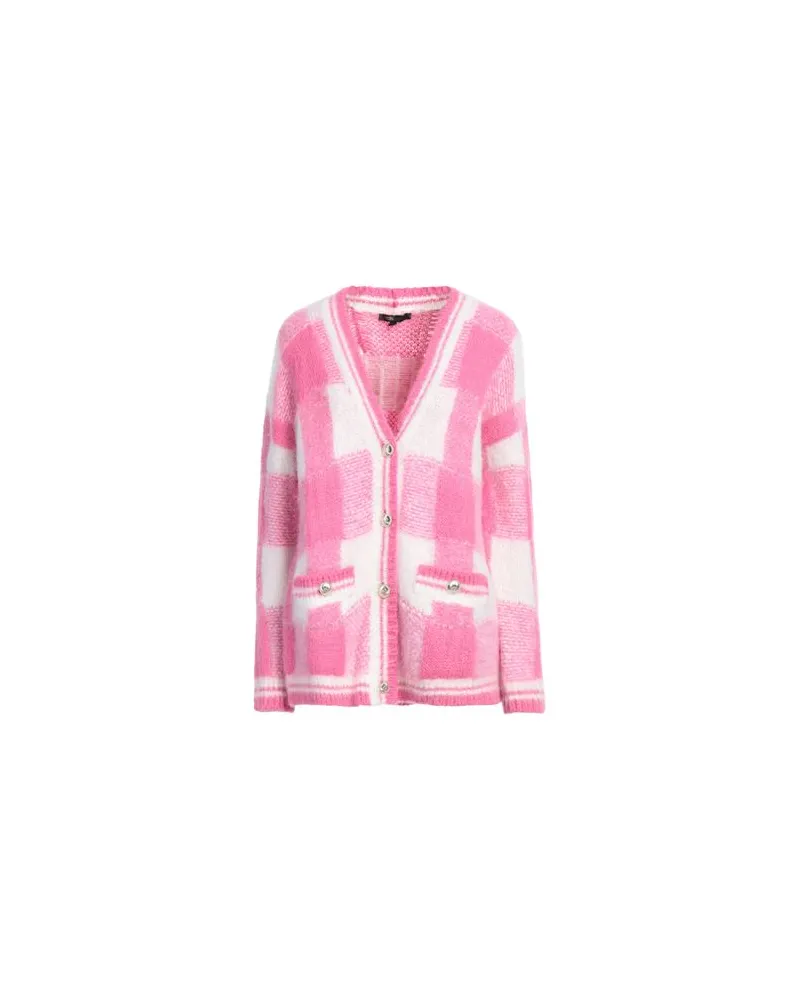 Maje STRICKWAREN - Strickjackenauf YOOX.COM Fuchsia